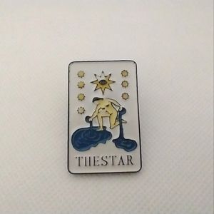 🧁 3/$30 The Star Tarot Card Enamel Pin NEW